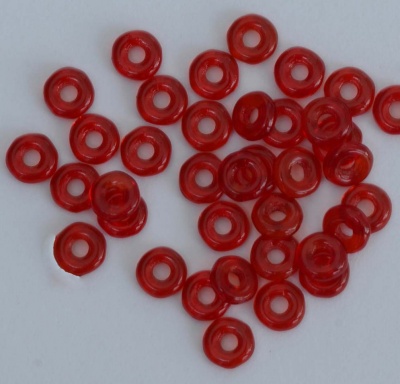 O Beads Red Siam Ruby 90090 Czech Glass x 5g